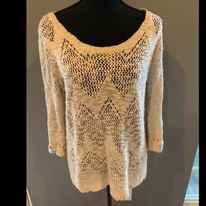 Tan light weight sweater